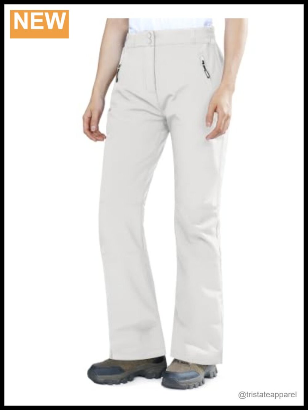 Fleece Lined Waterproof Ski Snow Pants Insulated Hiking Winter
